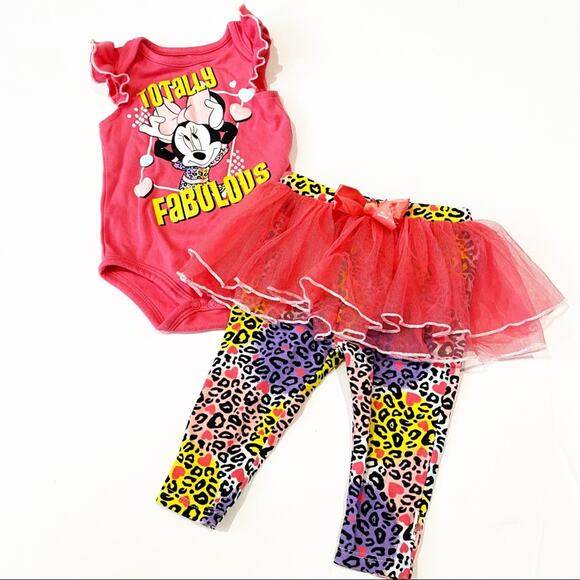 Disney Minnie Mouse Outfit 3-6 m - Picture 1 of 7
